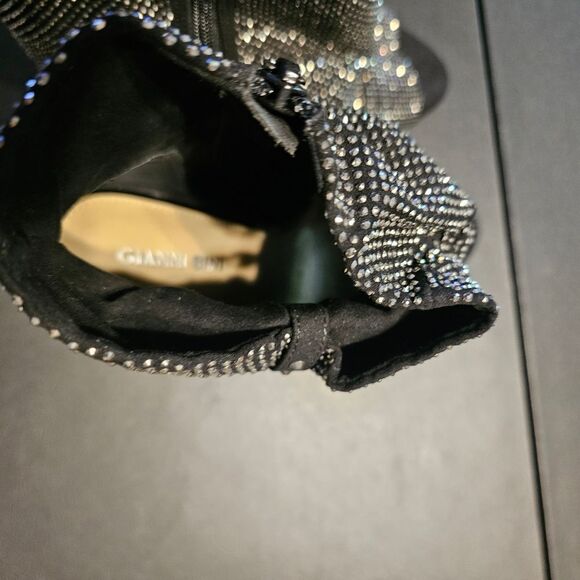 Gianni Bini Black Studded Ankle Booties - Picture 5 of 8
